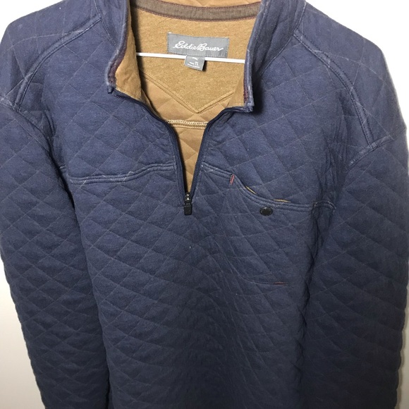 eddie bauer quilted pullover